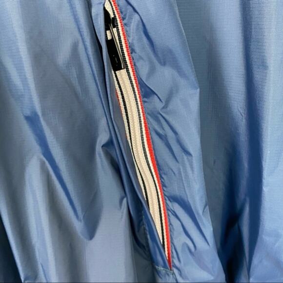 Peekaboo Beans Kids Navy Rain Jacket Navy Large NWT - Picture 4 of 8